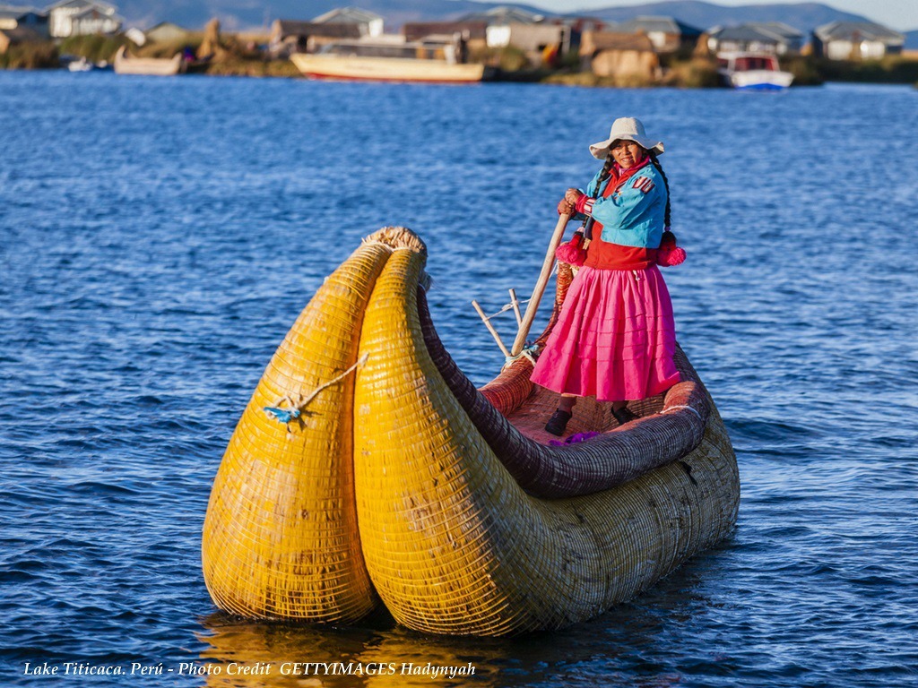 南美最大淡水湖 - 秘魯Lake Titicaca (的的喀喀湖)