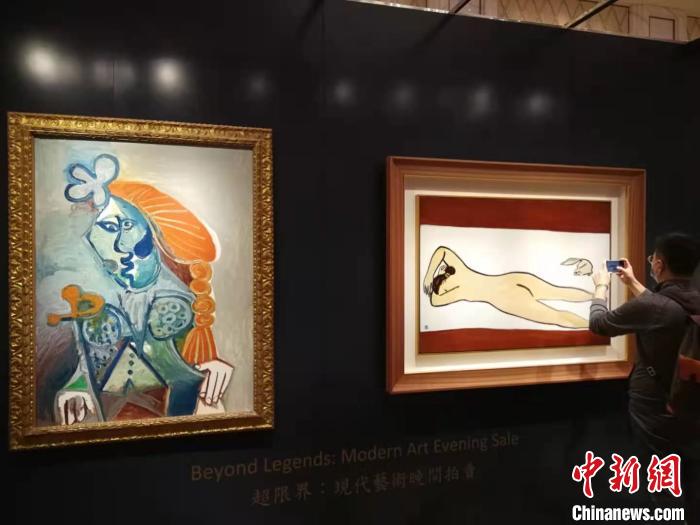 香港苏富比在沪举行春拍预展估价过亿元的毕加索和常玉作品亮相