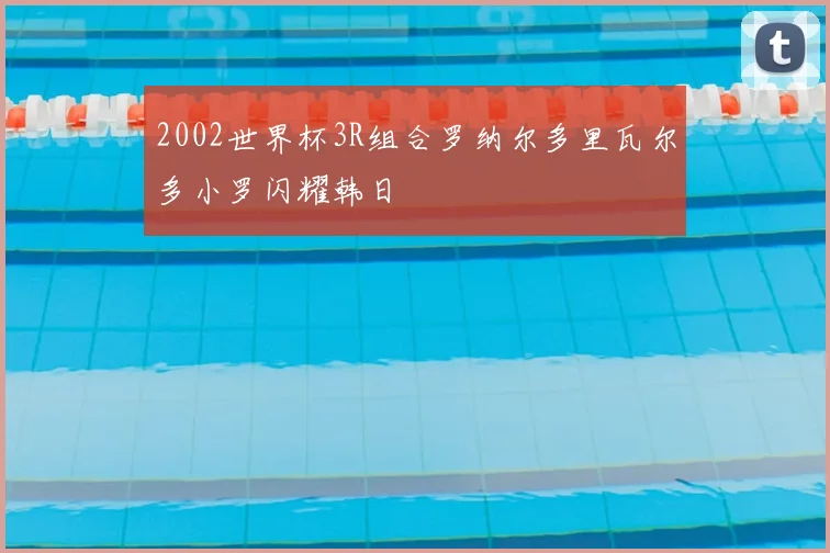 2002世界杯3R组合罗纳尔多里瓦尔多小罗闪耀韩日
